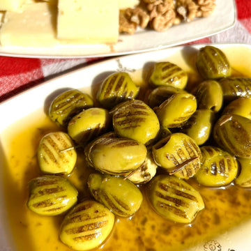 Yağlı Baharatlı Yeşil Izgara Zeytin ( 1 Kg. )