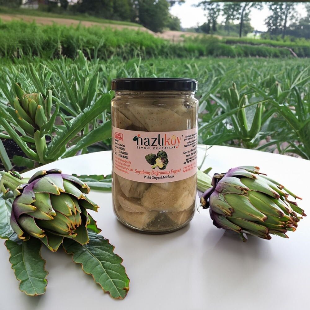 Soyulmuş Doğranmış Enginar ( 850 Gr. )